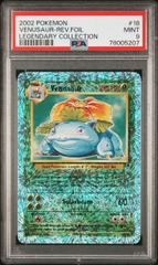 Venusaur - 18/110 - Holo Rare - Reverse Holo - PSA 9